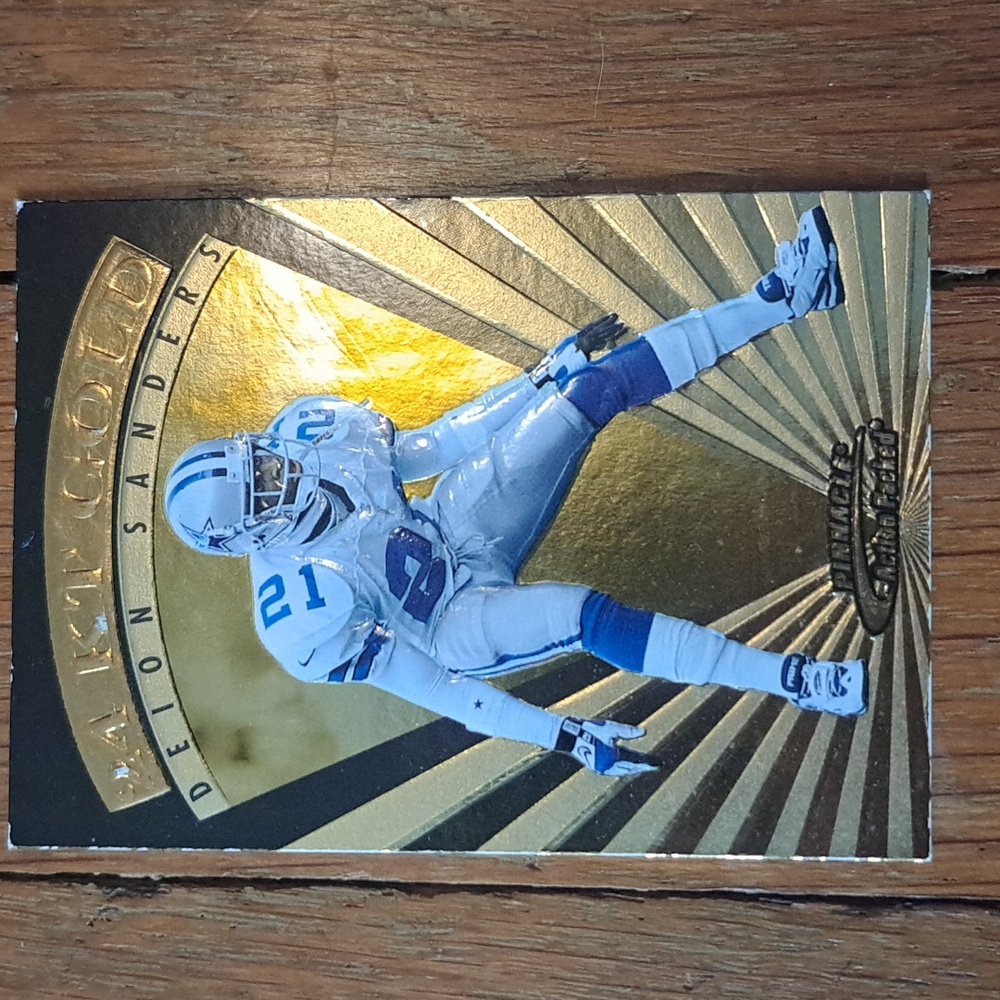 1997 Pinnacle Deion Sanders 6 Of 15 Football Card - Picture 3 of 4